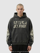 ATELIER HOODIE WASHED BLACK